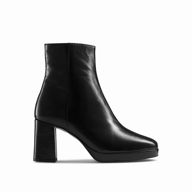 Trzewiki Russell And Bromley Twiggy Damskie Czarne | API3715BD